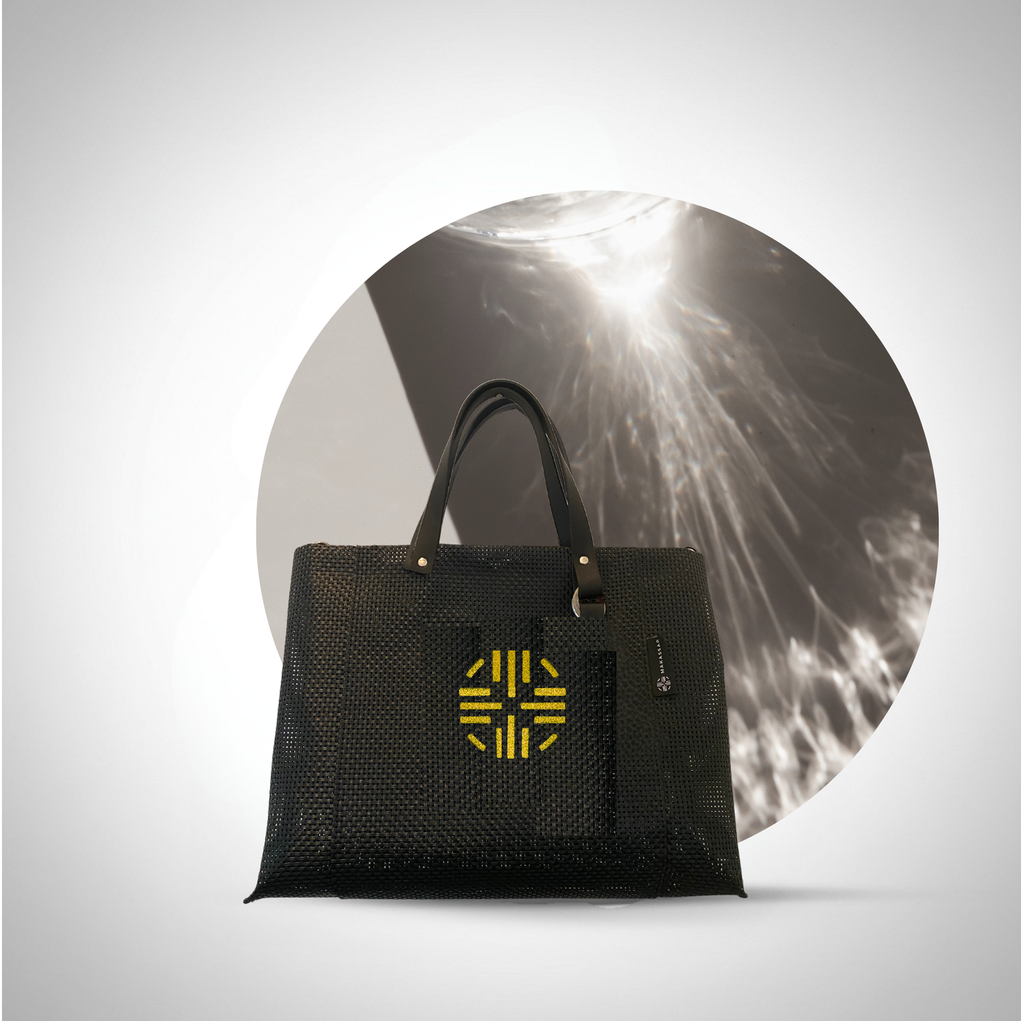 Mao Anteo L Brillo dorado negro