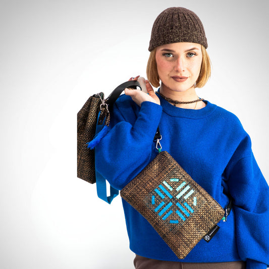 MAO Banana Brun azul brillo