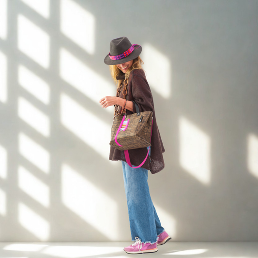 Anteo S Boho Brown fuchsia