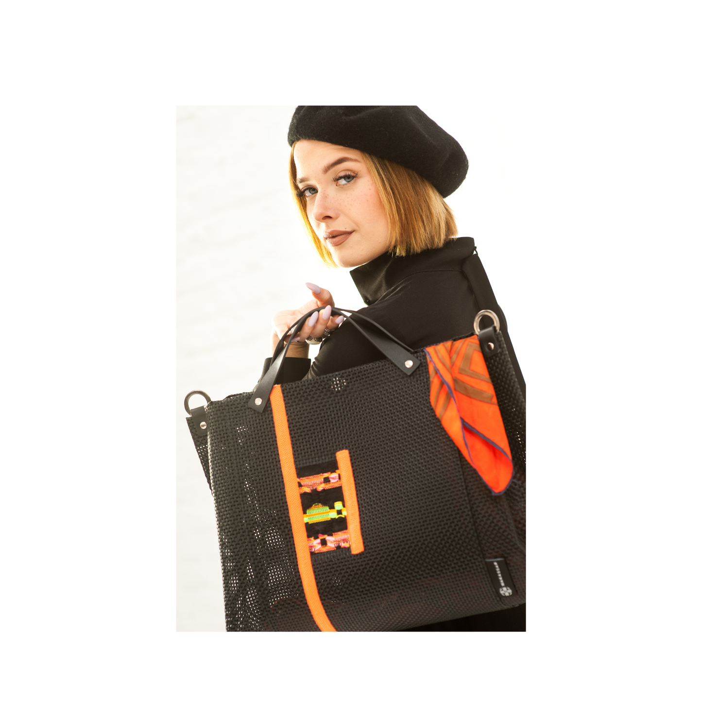 Boho Nateo black orange