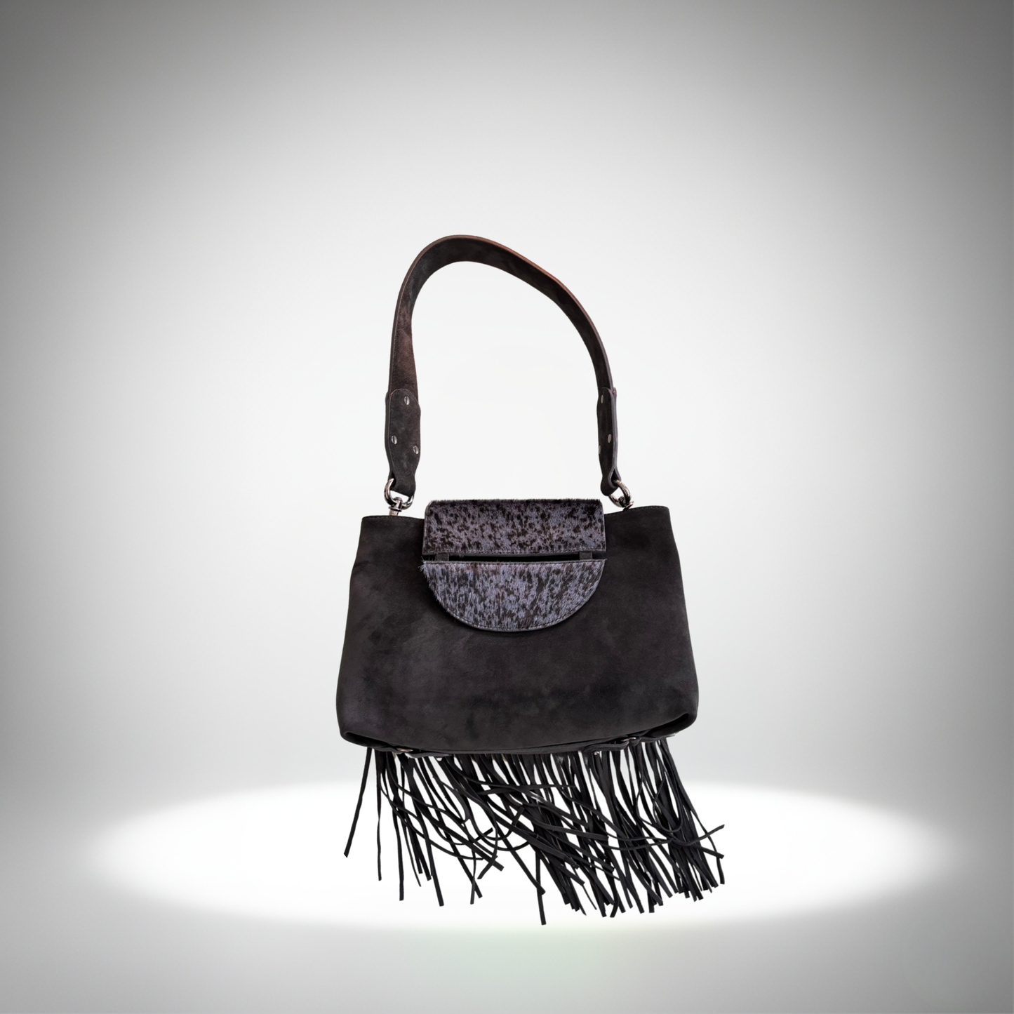 Elite Kazar gris azul con flecos