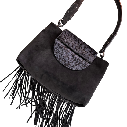 Elite Kazar gris azul con flecos