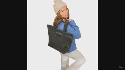 Bolso de mano Elite Kador gris azul